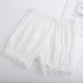 thumbnail image 5 of Emitonse Toddler Biker Shorts Baby Girl Clothes Toddler and Baby Girls' Cotton Stretch Jersey Bike Shorts White,Size 13-14 Years, 5 of 6