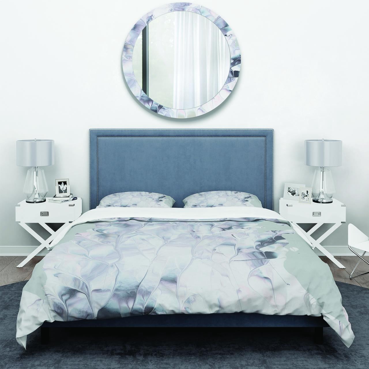 Designart 'Light and Shadow II' Geometric Duvet Cover Set