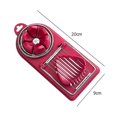 thumbnail image 5 of White Stainless Steel Egg Cutter Multifunctional Fruit Slicer Petal-sh, 5 of 5