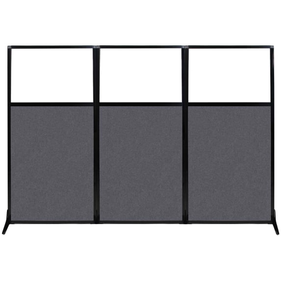 Versare Workstation Screen Partiton | Modern Office Cubicle | | Flexible Work Space | 1, 2 or 3 SoundSorb Panels Wide | With Window