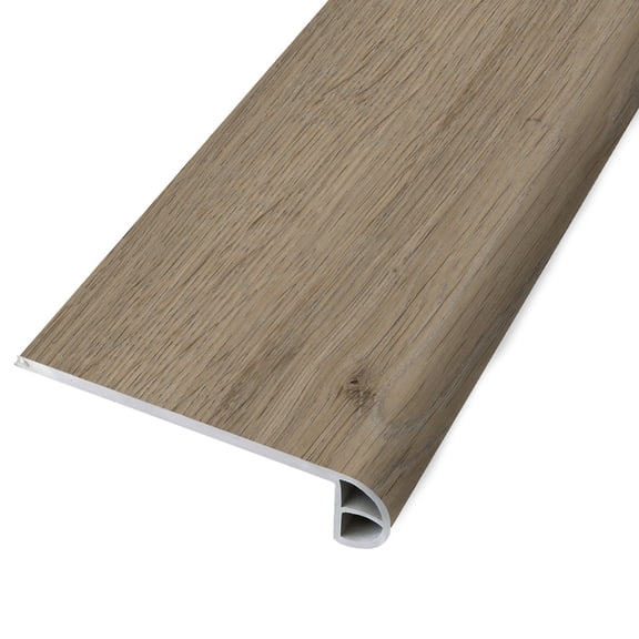 Stair Nosings - .98" Thick x 4.33" Wide x 92" Long Waterproof Molding - For Flooring Color Moonbeam