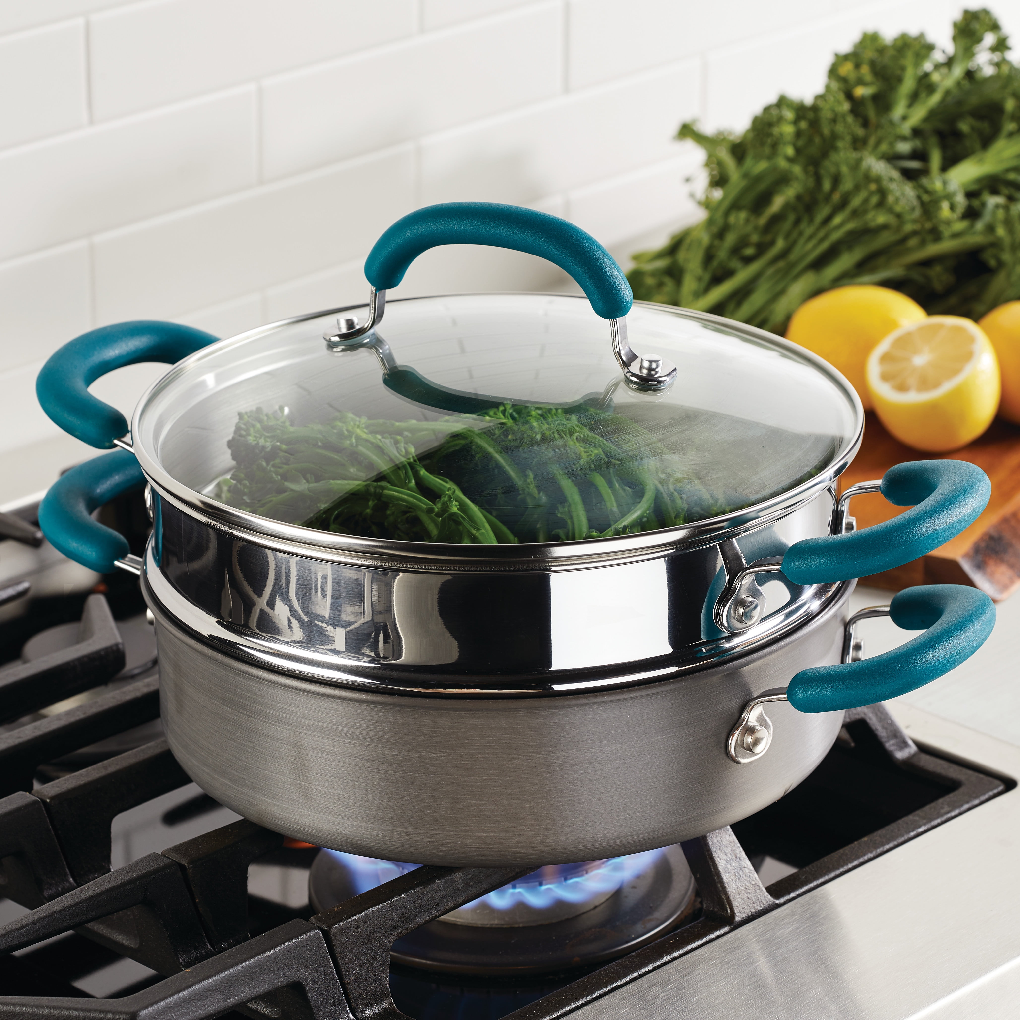 induction hob steamer set