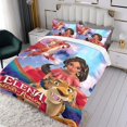 thumbnail image 3 of Elena de Avalor Princesa Conjunto de sábanas temático, trío de piezas, cómodo y amigable con la piel, diseño único, regalo de decoración para el hogar para familiares, amigos y fans,173cm *218cm, 3 of 6