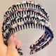 thumbnail image 4 of Diademas de plástico para el cabello para mujer, multicolores, antideslizantes, con peine, diademas, aros para el cabello, accesorios suaves para el cabello, 4 of 8