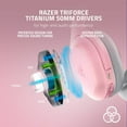 thumbnail image 5 of Razer Barracuda Wireless Gaming Headset for PC, PS5, PS4, Switch, Mobile, 2.4GHz, Bluetooth, Quartz, 5 of 14