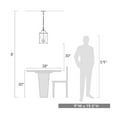 thumbnail image 7 of Golden Lighting Payton 3-light Pendant in Rubbed Bronze, 7 of 7