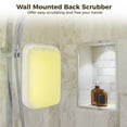 thumbnail image 3 of Wall Mounted Back Scrubber, Large Exfoliating Shower Body Brush, Bathing Scrub Brush for Adults Men Women, 3 of 8