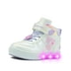 thumbnail image 4 of Tenis Bota Bubble Gummers Para Niña Con Luces Thalia Blanco blanco 20, 4 of 7