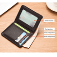 thumbnail image 4 of 10X Ultra-Thin Men's Card Holder Wallet Briefcase Portable Anti-Demagnetization Document Card Holder Balck, 4 of 5
