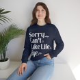 thumbnail image 5 of Funny Sorry Can't Lake Life Bye Sweatshirt Fishing Lake Lover Shirts Gift Navy Large, 5 of 6