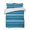 Blue, variant on Quilts Queen Size, Turquoise Teal Ombre Soft Comforter Bedding Set for Bed, Farmhouse Modern Abstract Striped Lightweight Quilted Bedspread with Pillow Cover(2 Pieces) for All Season, 90x96 Inch