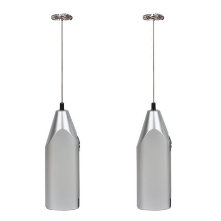 

NUOLUX 2Pcs Handheld Egg Mixer Portable Milk Frother Electric Coffee Frother Home Egg Mixer