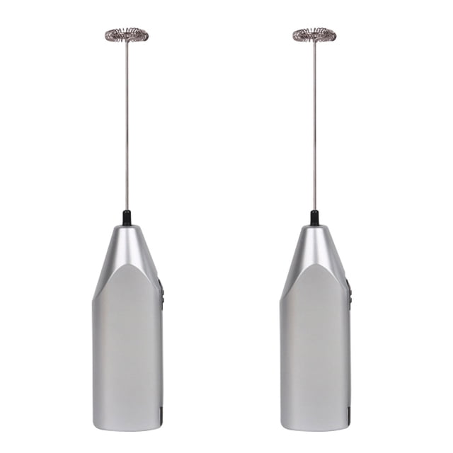 Shisuyan 2Pcs Electric Hand Mixer Handheld Mixer Stainless Steel for Making Coffee Kitchen Appliances