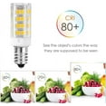 thumbnail image 3 of czcpp- , 5 Pcs Ampoules LED E14 Équivalent 5W 40W Ampoule Incandescente, Ampoule de Base Européenne E14, Dimmable, Blanc 6000K, 400LM, 3 of 4