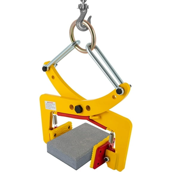 Lifting Clamp, 617lbs Stone Lifting Clamps, Adjustable Granite Curb Clamp Scissor Lifter Clamp?for Rigging Heavy Duty Steel Beam Clamp Tool (8 Inch)