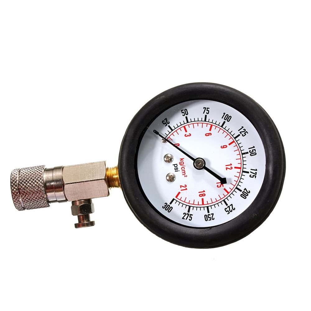 Motorcycle Petrol Engine Cylinder Car Compression Tester Kit Auto Tools