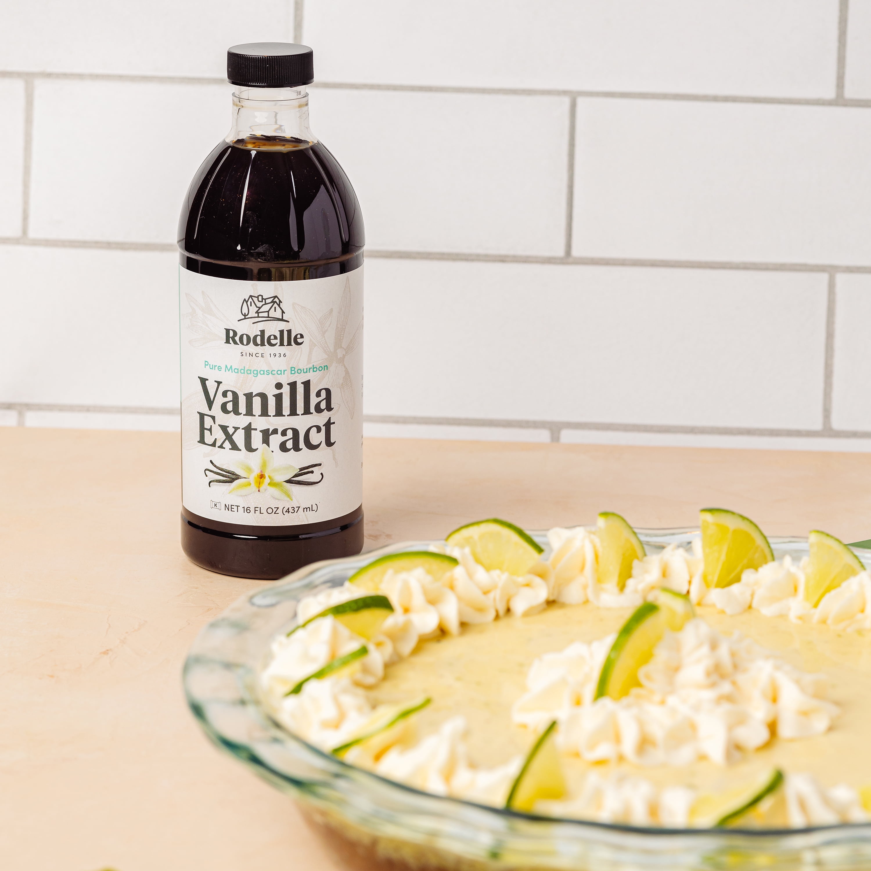 Rodelle Pure Vanilla Extract, 16 Fluid Ounces, Gluten-Free, Vegan, Liquid
