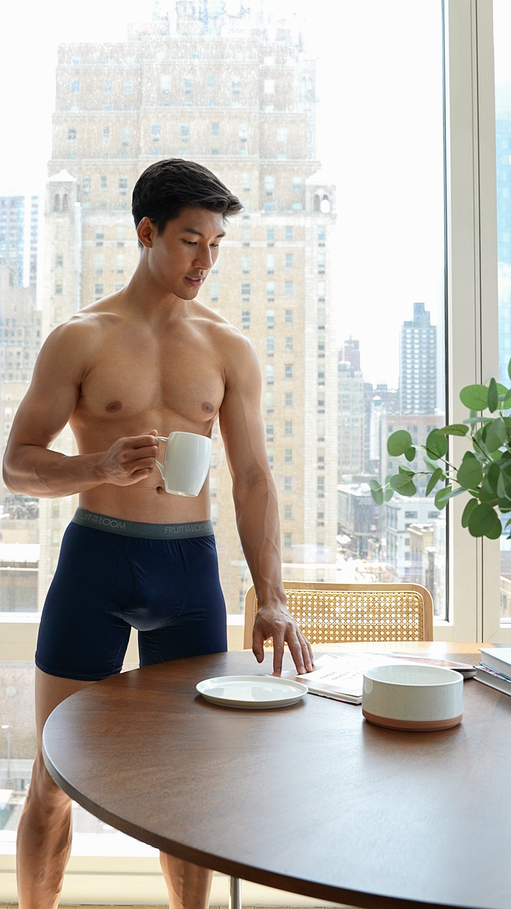 Fruit of the Loom Men's Micro-Stretch Boxer Briefs, 6-Pack photo 5