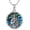 03-Saint Jude (Abalone Shell), variant on Saint George Necklace with Abalone Shell 925 Sterling Silver St George Pendant Necklace Religious Medal Protection Necklace Amulet Jewelry Gifts for Men Women