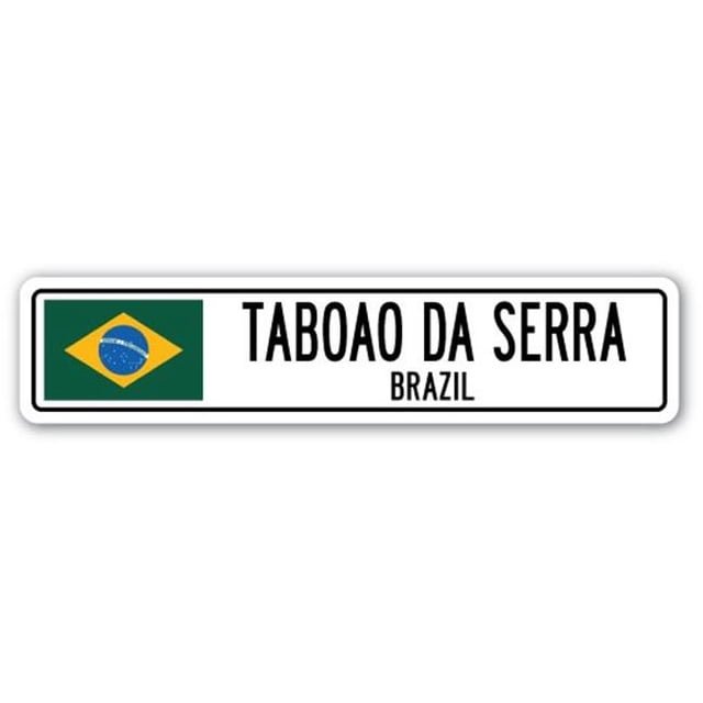 SignMission SSC-Taboao Da Serra Br Street Sign - Taboao Da Serra, Brazil