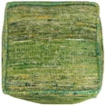 thumbnail image 2 of Wendy Pouf Upholstered in Green Fabric, 2 of 3