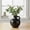 Black - 6-6 Inch, variant on Black Ceramic Vases Home Decor- 6 Inch Small Modern Decorative Vase With Handle  Decor Table Mantle Fireplace Living Room Bathroom Wedding Centerpiece