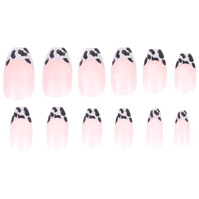 48Pcs Press On Nails Designed For Women With Assorted Color And Durable Full Cover Nail Decor