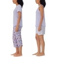 thumbnail image 2 of Carole Hochman Ladies' 4-piece Pajamas Set 1684608 (Purple, Medium), 2 of 4