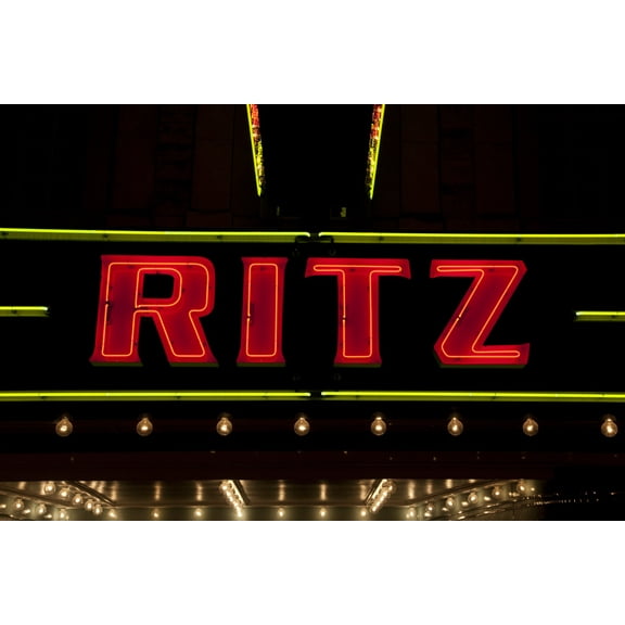 Print: Sheffield Is Home To The Ritz Theater, A 1920's Silent Movie House
