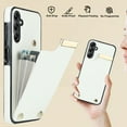 thumbnail image 7 of Wallet Case for Samsung Galaxy A54 5G, Vintage Premium PU Leather Ultra Slim Case with Card Holder, Protective Anti-drop Magnetic Clasp Phone Case for Samsung Galaxy A54 5G, White, 7 of 7