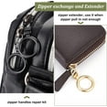 thumbnail image 5 of 20Pcs 5 Colors Zipper Pull Replacement Round Ring Shape Geometric Circle Metal Zipper Tab Repair for Jackets Luggage Backpacks Purses Boots Pants, 5 of 6
