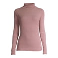 thumbnail image 3 of Free Assembly Women's Fine Ribbed Turtleneck with Long Sleeves, Lightweight, Sizes XS-XXXL, 3 of 10