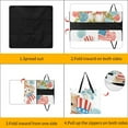 thumbnail image 3 of Patriotic Kittens Celebrate Freedom Together Picnic Blanket Waterproof Outdoor Beach Blanket Hand-held Pad Suitable for Travel, Camping, Beach, Family Gatherings, 3 of 7