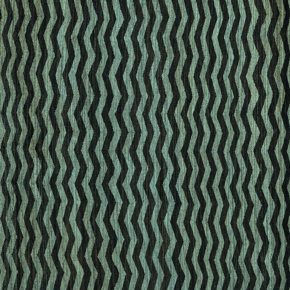 Ahgly Company Indoor Square Abstract Light Blue Modern Area Rugs, 6' Square