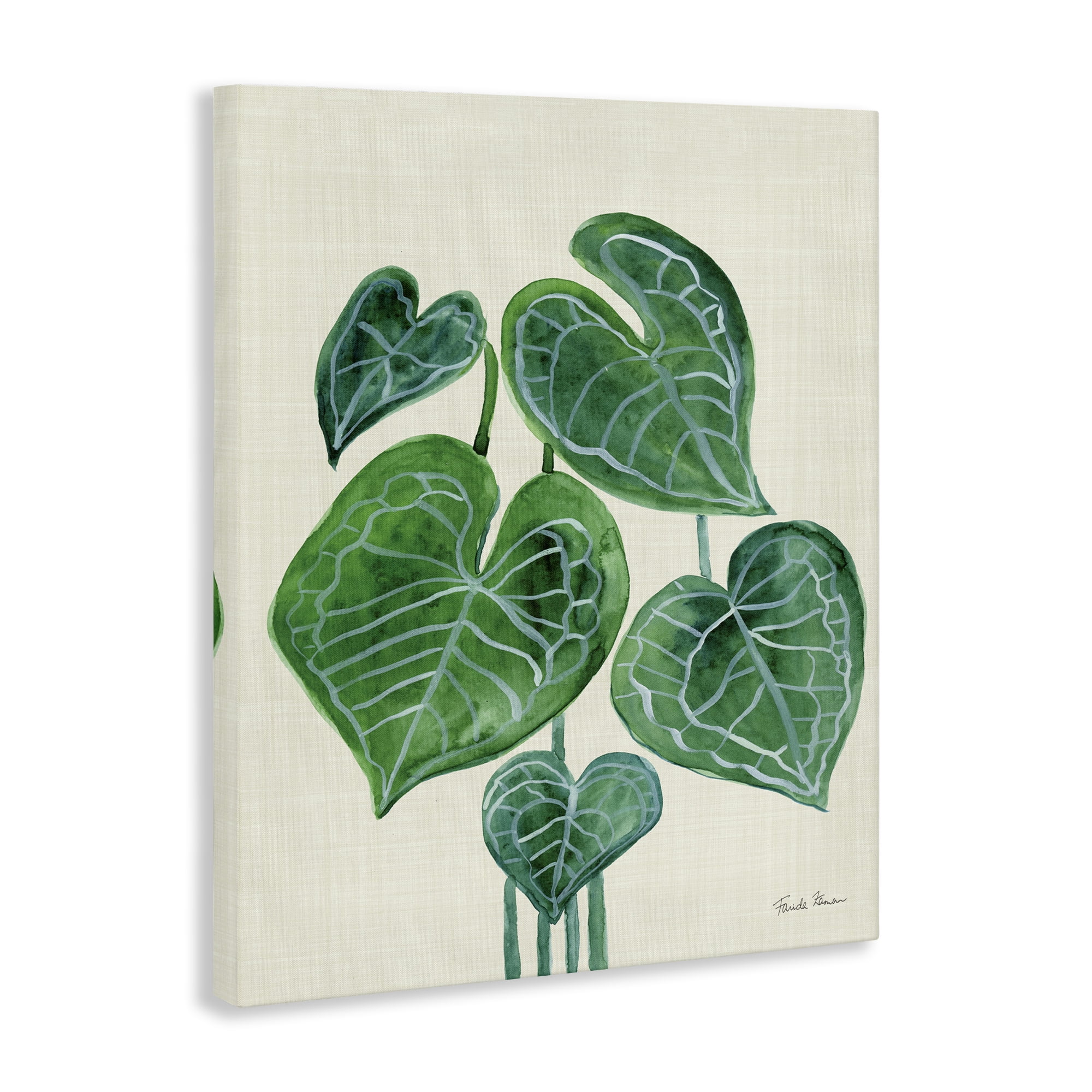 Stupell Industries Tropical Leaf Bundle Botanical & Floral Painting Gallery Wrapped Canvas Art Print Wall Art, 36 x 48