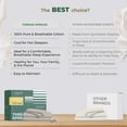 thumbnail image 2 of THREAD SPREAD 100% Organic Cotton Full Size Sheets - Percale Weave Cotton Sheets (4 PC, Sage Green), Soft Cooling Luxury Hotel Sheet Set, 2 of 7