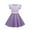 Purple, variant on WRKEKC Girls Summer Dresses Vintage Elastic Waist Polka Dot Color Block Sleeveless Round Neck Dress Flared Hem Style for 3-8 Years Kids