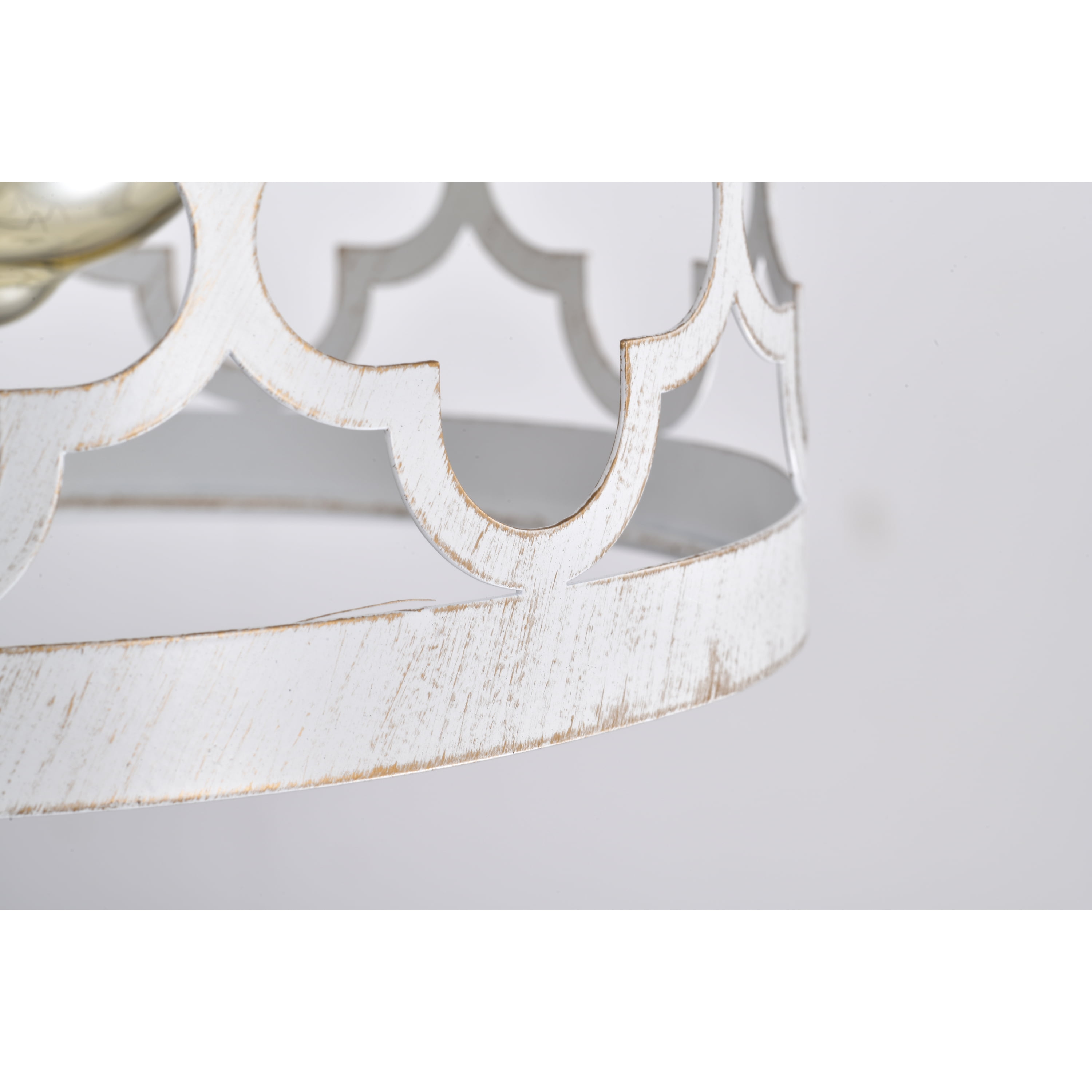 White Plug in Pendant Light with Switch, 19.7FT Hanging Swag Light Fixture with E26 Base, Farmhouse Style Cage Lamp for Bedroom, Kitchen, Living Room