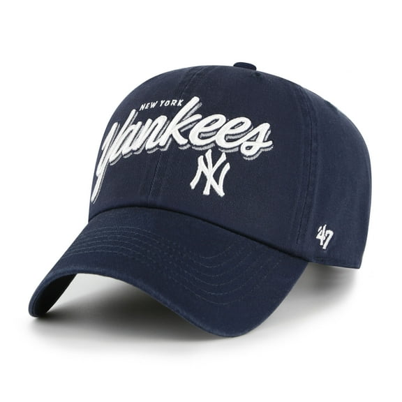Women's '47 Navy New York Yankees Ariana Clean Up Adjustable Hat
