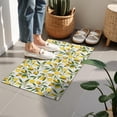 thumbnail image 4 of Yellow Lemon Fruit Flowers White Pattern Door Rugs,Washable Non Slip Door Mats Indoor,Decorative Door Mats,Entry Mat Indoor for Entrance,Bedroom,Kitchen,Bathroom,16"x24", 4 of 6