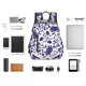 thumbnail image 4 of Fotbe Blue And White Porcelain Pattern Mochila Ligera para Hombres y Mujeres - Duradera y Resistente al Agua, Ideal para Escuela, Trabajo, Viajes y Uso Diario, 4 of 7
