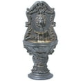 thumbnail image 3 of Royal Lion Acanthus 50" High Large Italian Indoor Outdoor Decor Faux Stone Floor Fountain with Light LED, 3 of 10