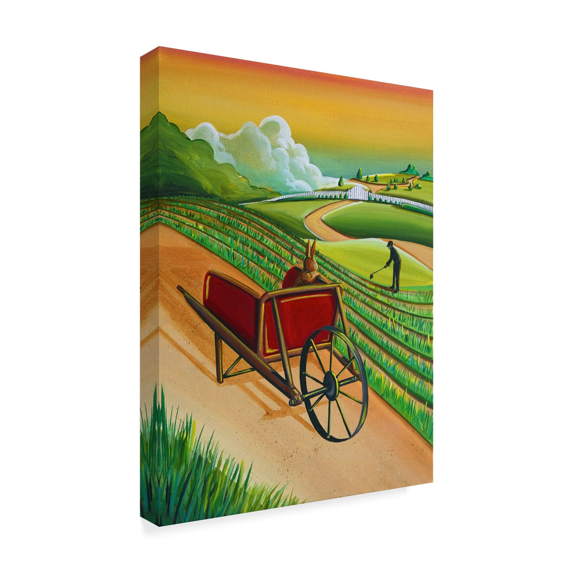 Trademark Fine Art 'Peter Rabbit 15' Canvas Art by Cindy Thornton