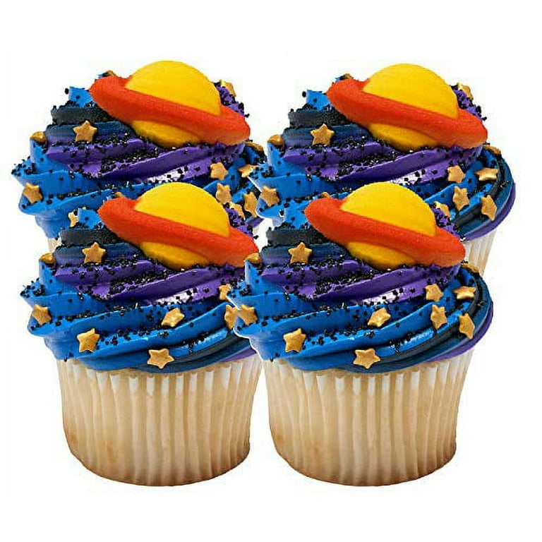 Edible Gold Stars Cupcakes