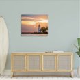 thumbnail image 2 of Nautical Lighthouse Sunset Horizon Coastal Photograph Gallery Wrapped Canvas Print Wall Art, 2 of 7