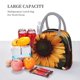 thumbnail image 5 of Easygdp Sunflower Floral Butterfly Bolsa de Almuerzo Insulada Grande, Forro de Aluminio, Diseño Espacioso, a Prueba de Fugas, Ideal para Trabajo, Picnics, Viajes y Actividades al Aire Libre, 5 of 6