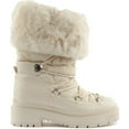 thumbnail image 2 of Guess Larya Women's Lace Up Faux Fur Ankle Boot In Cream Size 8.5, 2 of 6