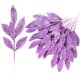 thumbnail image 1 of DERAYEE - 12 púas artificiales de hojas moradas con purpurina, ramas de 30 cm para decoración de árboles de Navidad, coronas, jarrones, centros de mesa de boda, 1 of 1