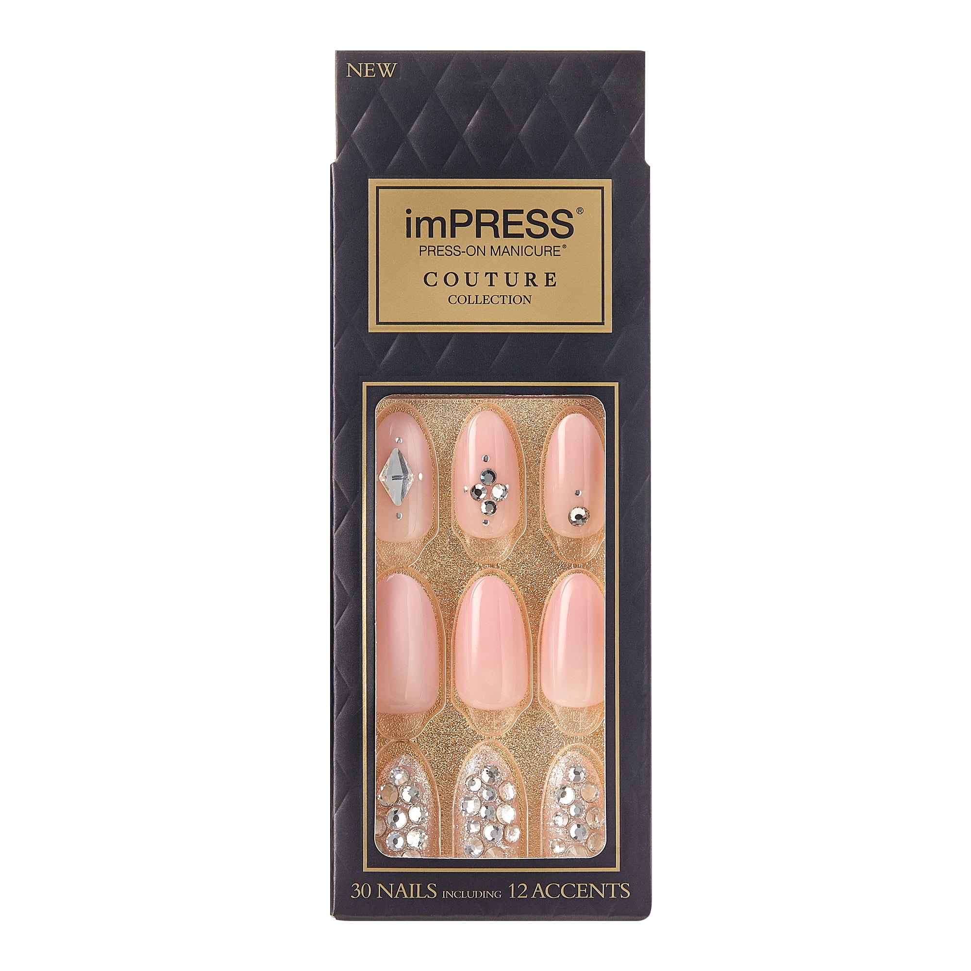KISS imPRESS Press-on Manicure Couture Collection-Supreme - Walmart.com