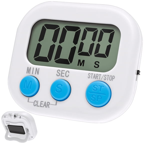 Xdziklosj Kitchen Timer Digital for Teacher Kid Cooking with Magnetic and Count Up Countdown Kitchen Timer with Stand/Hook Easy to Use